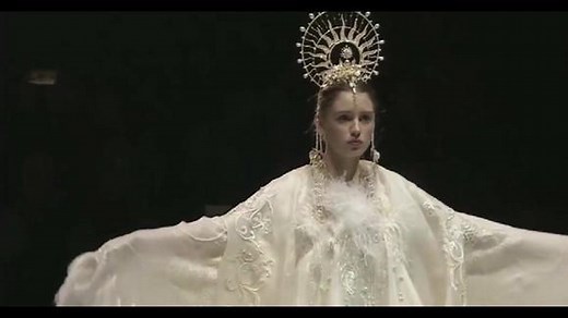 中国风品牌时装秀 大量的中国风元素的运用，气场一下就起来了