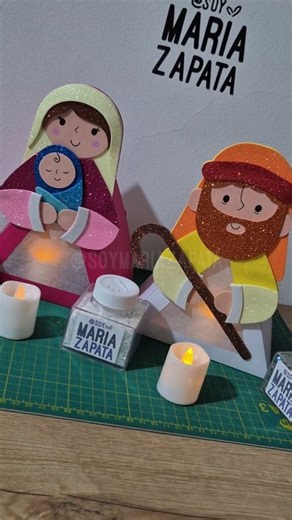 5.8K views · 79 reactions | FAROL NAVIDEÑO  de José La plantilla incluye 5 personajes para elaborar un pesebre en forma de Faroles navideños  Los puedes elaborar del color que prefieras  Adquiere la plantilla en el link de mi perfil. Tutorial en mi canal de YouTube❤️ "Soy Maria Zapata". #manualidades #diy #pesebre #papeleriacreativa #navidad #craft | Soy Maria Zapata | Facebook