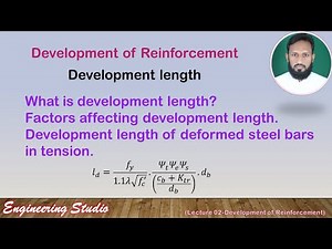 2-secrets of development of reinforcement| factor effecting the development length
