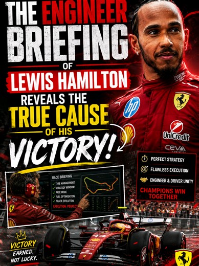 The Engineer Briefing of Lewis Hamilton reveals the true cause of his victory! #hamilton #victory #engineer #briefing