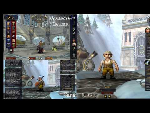 WoW Character Models Comparison (WoD, Release, Alpha) Side By Side