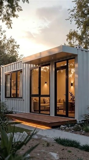 A Broken Shipping Container Ready for Restoration