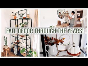 🍂FALL DECORATING THROUGH THE YEARS | 3 HOUSES OF FALL HOME TOURS ! | Lynette Yoder