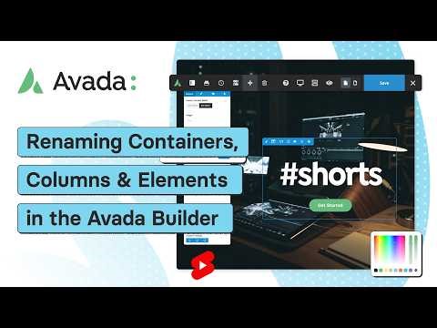 Renaming Containers, Columns & Elements in the Avada Builder