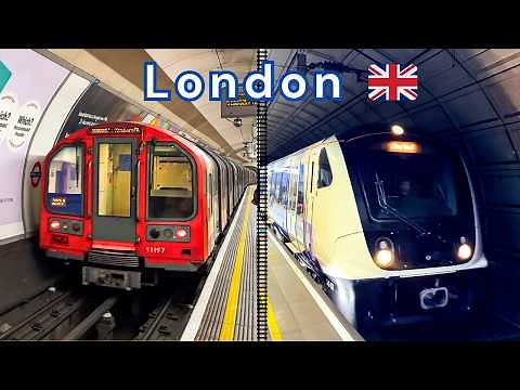 Underground, Trains and Buses in London, UK 🇬🇧 | 2024