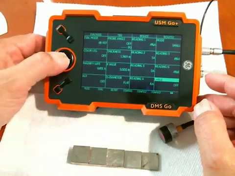 USM Go+ Thickness Measurement and AutoCal