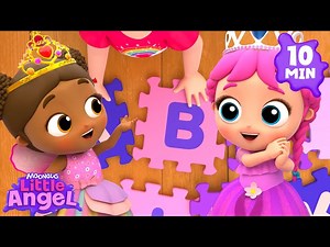 Learning the Princess ABC's! 🔤👑 Jill's Playtime | Little Angel Kids Songs & Nursery Rhymes - Videos For Kids