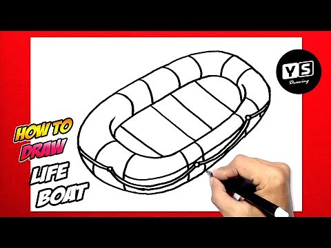 How to draw Life Boat