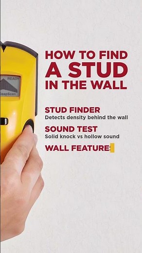 How to Find a Stud in the Wall