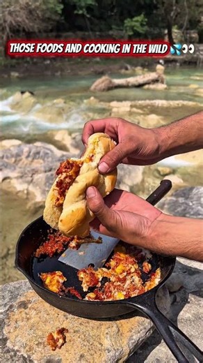 Cooking these dishes in nature hits different 🌿🔥 Just love it!