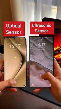 Optical vs Ultrasonic Fingerprint Scanner 🤔 Which One is Better?#shorts #smartphone