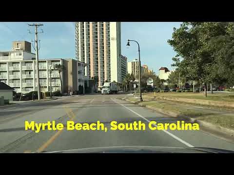 Driving Down Ocean Blvd in Myrtle Beach, SC - FULL TOUR on the Strip