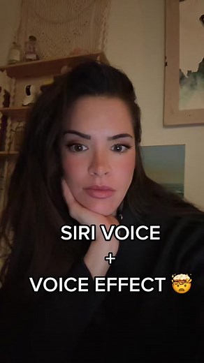 Impression of Siri Voice with Additional Voice Effects