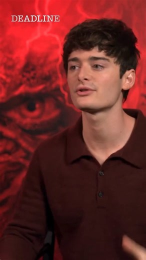 Deadline on Instagram: "*SPOILER ALERT! Do not listen if you haven't seen 'Stranger Things' Season 5 Vol 2⁠ ⁠ Noah Schnapp says Will Byers’ coming out moment in #StrangerThings Season 5 Vol. 2 is “just so parallel to my own journey,” but with some very important historical context that he wanted to make sure was reflected in his performance during this highly anticipated scene"