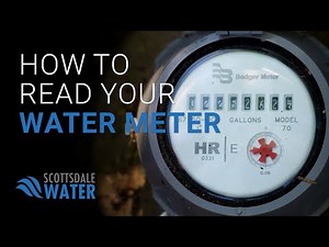 How To Read Your Water Meter | Scottsdale Water