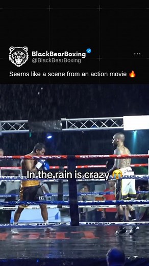 162 reactions | Boxing in rain. ❤️ @blackbearboxing  • • • #Boxing | #BoxingHighlights | #Rain | Black Bear Boxing | Facebook