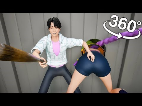 360° Demon Hunter RUMI Stucked In Wall - Now What Will JINU Do? | VR 8K