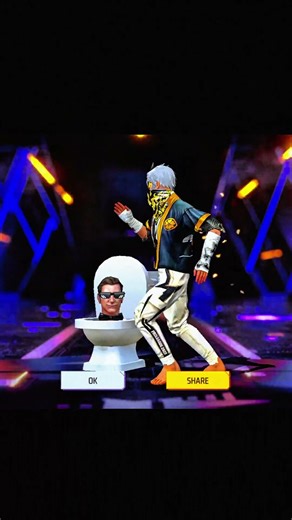 FREE FIRE TOILETMEN EMOTE आ गया! 😂 SKIBIDI FF #Shorts