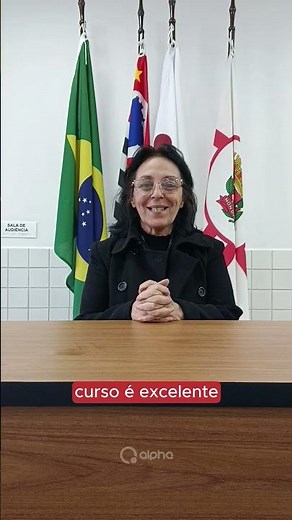 Ela está só começando o curso de Direito, mas já sabe que fez a escolha certa.