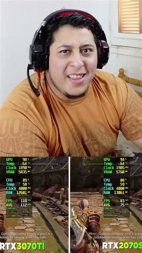🔥 RTX 2070S → 3070 Ti ترقية تستاهل؟ 🎮 #pcbuild #gaming #pcsettings #gpu #pc #rtx4060 #gamingsetup