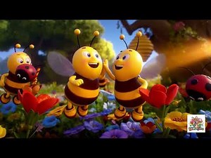 🐝🎶 🐝 The Bee Song | Fun Nursery Rhyme for Kids | Dance, Count & Learn with Bees! 🌸🍯🐝🎶🐝