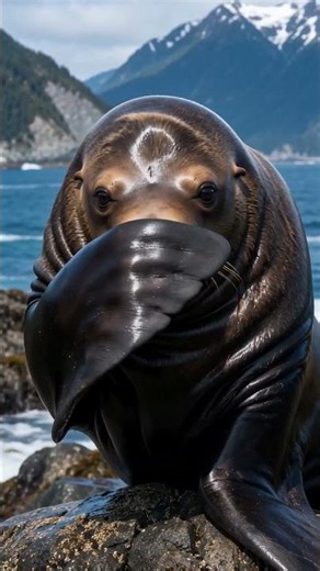 Steller Sea Lion Sneezes! 🤧