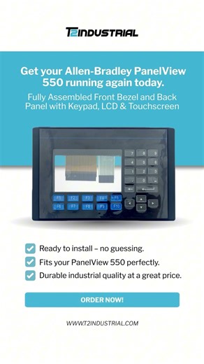 Allen Bradley Panelview 550 #hmi #allenbradley #cnc
