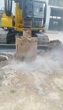 Construction pile pilling machine for construction building