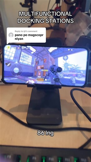 Replying to @ijii #multifunctionaldockingstation #computersetup #setup #phonedockingstation #dockingstation