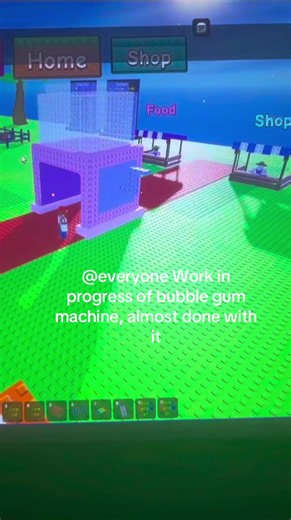 Building a Bubble Gum Machine in Roblox