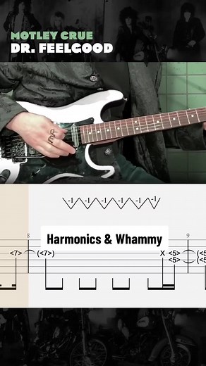 @Mötley Crüe - Dr Feelgood #guitartabs #mickmars #80smusic #90smusic #whammybar
