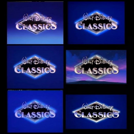 Walt Disney Classics Logo Comparison (All Versions) But With Different Music Voiceover