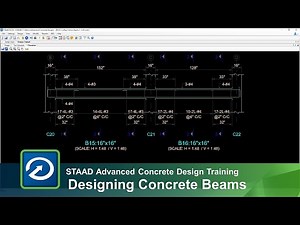 Designing Concrete Beams in STAAD Advanced Concrete Design
