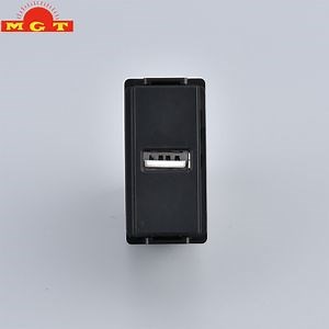 [Hot Item] Function Module Italian Standard Double Gang Wall Socket Without Switch