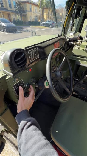 Bryson Theo Saunders on Instagram: "This is your educational video for the day learning how to start a Humvee 😂 #humvee #humvees #cars #carcontent"