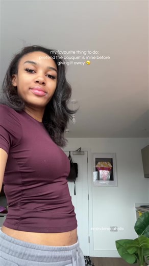 Pretending the Bouquet is Mine for Valentine's Day