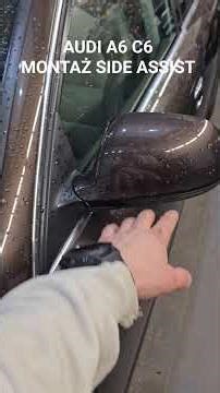 AUDI A6 C6 - SIDE ASSIST installation, soundproofing of doors and trunk.