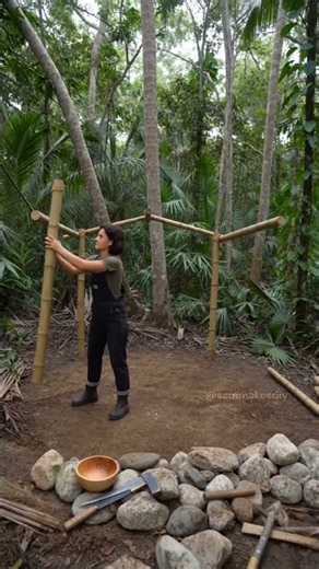 She Built a Wood-Fired Oven in the Forest! 🤯🔥
