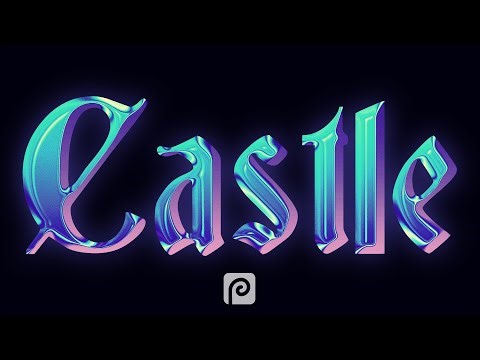 GOTHIC CHROME TEXT in Browser | PHOTOPEA TUTORIAL