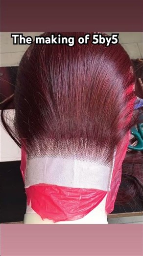 How to make 5by5 closure using vertical method #fyp #shortsfeed #viral #shorts #fhair