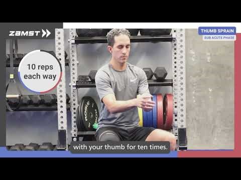 Thumb Sprain Recovery | Simple Rehab Exercises to Get You Moving