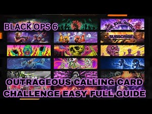 BO6-OUTRAGEOUS CALLING CARD CHALLENGE HOW TO