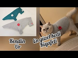 How to make crochet cat and dog clothes