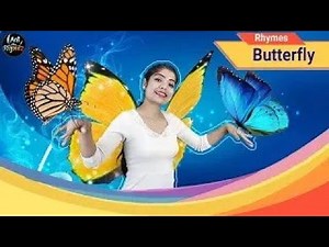 Butterfly Poem with Lyrics 🦋🦋 | Action Rhymes | Animated Poems | English Poem For Kids | Anikidz