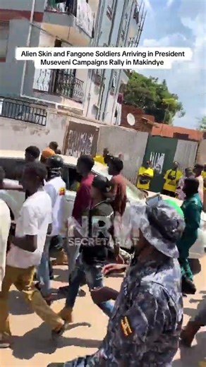 Alien Skin live at President Museveni election campaign in Makindye