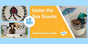 EYFS (Ages 3-5) Activity video: Beach Food Ideas