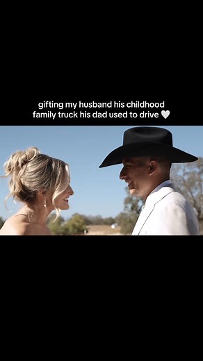 3.4M views · 181K reactions | I don’t think I’ve shared the full audio on this, but man what a reveal! 凉 while it’s not the same exact truck, it’s the closest model I could find that had all the same bells & whistles. I love you baby, I hope you enjoy this gift! #fordf100#f100 #truck #weddinggift #wedding #weddinggift | Jenna Rose | Facebook