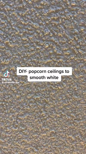 1.3K views · 11 reactions | Anybody still have popcorn ceilings?? #DIY #popcorn ceiling #remodel #fyp | Nik and Liv DIY | Facebook