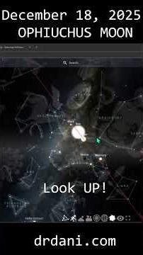 ✨☄️Ophiuchus Sun & Moon, 12/18/25 #astrology #balsamicmoon