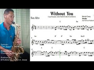 Without You - Mariah Carey - Partitura Sax Alto Eb Cover